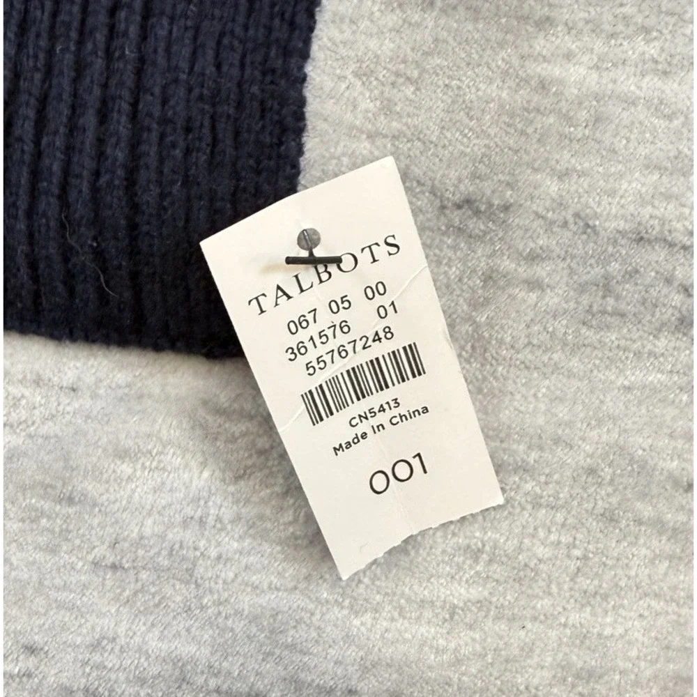 NWT Talbots Merry Fair Isle Scarfp Winter Classic Warm Old Money Preppy Wool Bld